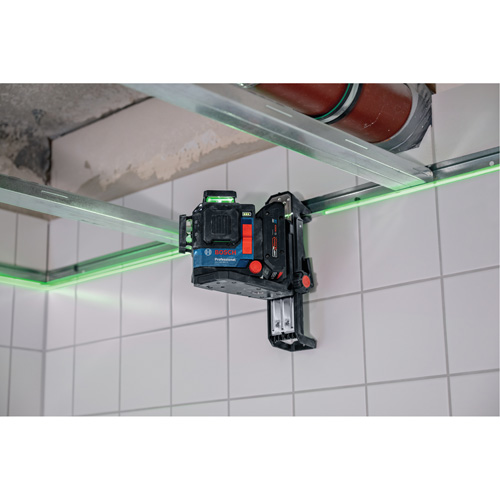 360 Connected Green-Beam Three-Plane Leveling and Alignment Laser TGS INDUSTRIEL