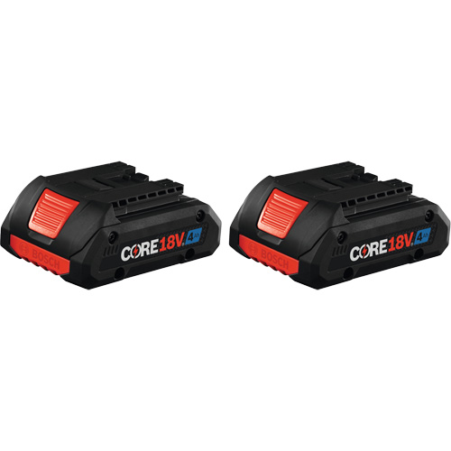 Batteries CORE18V &agrave; puissance avanc&eacute;e, Lithium-ion, 18 V, 4 A TGS INDUSTRIEL
