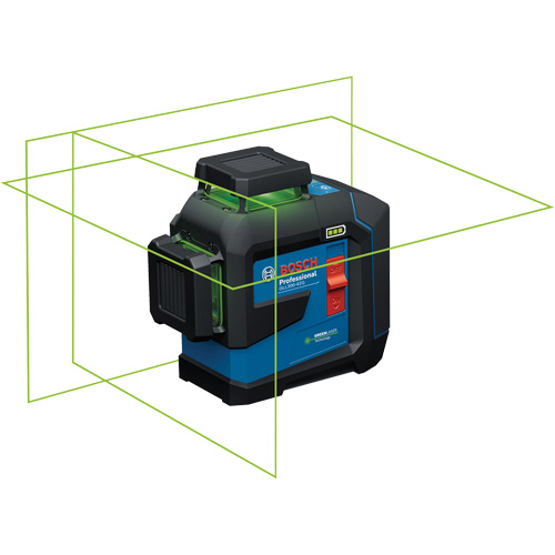 Laser dalignement/nivellement 360 &agrave; faisceau vert &agrave; trois points TGS INDUSTRIEL