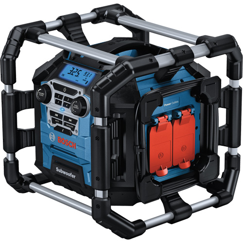Jobsite Radio with Bluetooth&reg; 5.0 & Power Station, Lithium-Ion, 18 V TGS INDUSTRIEL