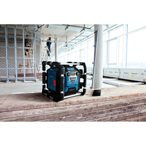 Jobsite Radio with Bluetooth&reg; 5.0 & Power Station, Lithium-Ion, 18 V TGS INDUSTRIEL