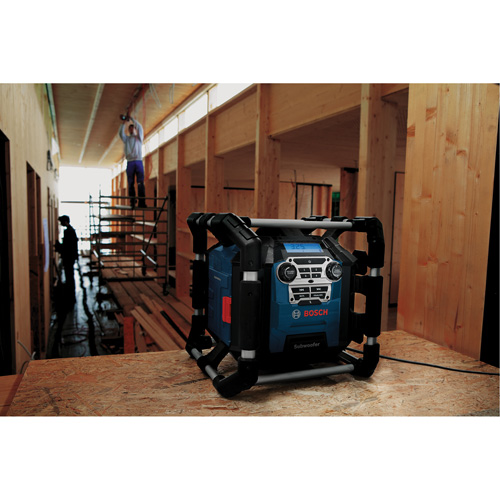 Jobsite Radio with Bluetooth&reg; 5.0 & Power Station, Lithium-Ion, 18 V TGS INDUSTRIEL