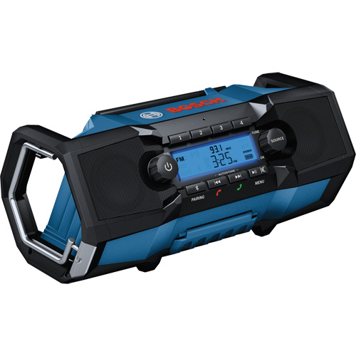 Radio de chantier compacte avec Bluetooth 5.0, Lithium-ion, 18 V TGS INDUSTRIEL