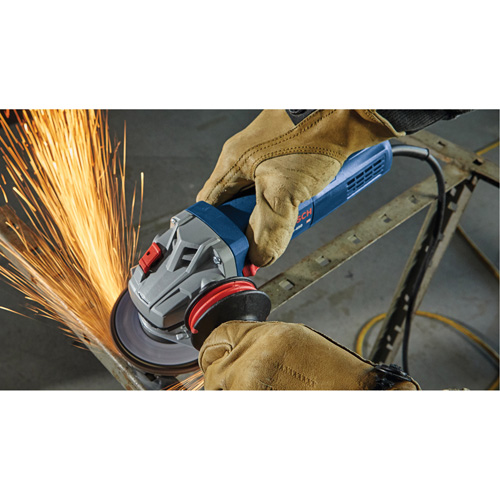 Ergonomic Angle Grinder, 4-1/2", 120 V, 10 A, 11000 RPM TGS INDUSTRIEL