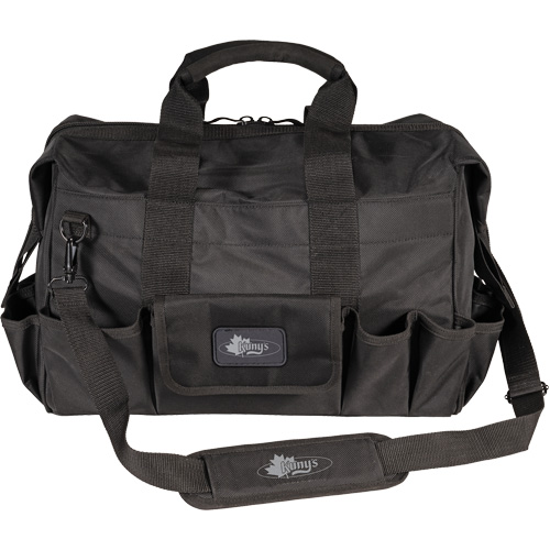 Sac &agrave; outils Phantom 18" pour entrepreneur, Polyester balistique, 25 pochettes, Noir TGS INDUSTRIEL
