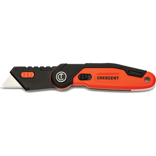 Couteau utilitaire pliant, 1" lame, lame en Acier, poign&eacute;e en Aluminium TGS INDUSTRIEL