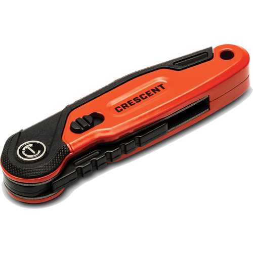 Couteau utilitaire pliant, 1" lame, lame en Acier, poign&eacute;e en Aluminium TGS INDUSTRIEL