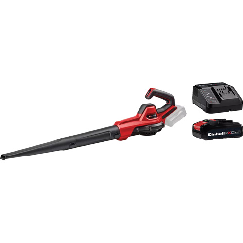 Souffleuse universelle 110 pi3/min sans fil avec batterie 2,5 Ah et ensemble de d&eacute;part de chargeur, 18 V, Vitesse d'air 155,34 mi/h, &agrave; pile TGS INDUSTRIEL
