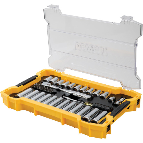 Jeu d'outils 3/8" & 1/2" pour m&eacute;canicien avec plateau & couvercle TOUGHSYSTEM 2.0 TGS INDUSTRIEL