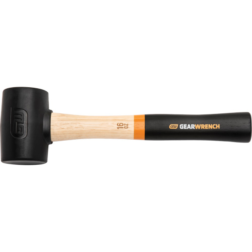 Rubber Mallet, 16 oz., Wood Handle, 13" L TGS INDUSTRIEL