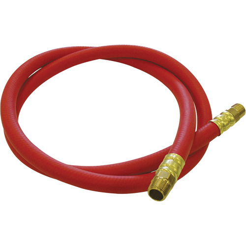 Tuyau de raccordement pour d&eacute;vidoir de tuyau, Air, Caoutchouc EDPM, 1/2" dia. x 5', 300 psi, 1/2 NPT TGS INDUSTRIEL