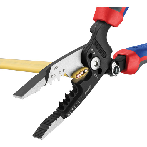 Forged Wire Stripper with KNIPEXTEND Handle, 8" L, 10 - 20 AWG TGS INDUSTRIEL