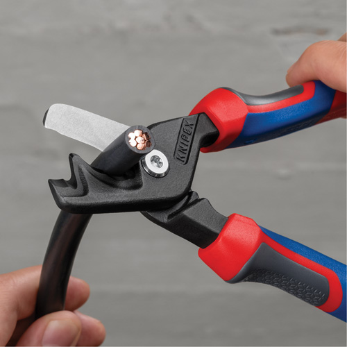 StepCut&reg; XL Cable Shears with KNIPEXTEND Handle, 9" TGS INDUSTRIEL