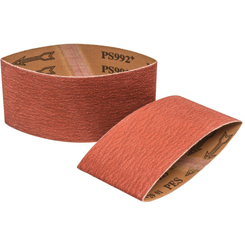 Bande en tissu pour tambour COOLCUT XX, 3-1/2" la x 15-1/2" lo, Zirconium, Grain 80 TGS INDUSTRIEL