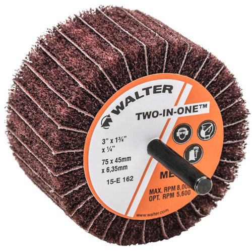 Meule &agrave; lamelles abrasives Two-In-One TGS INDUSTRIEL