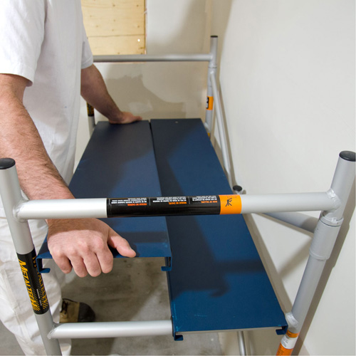 Mobile Work Scaffolding - Mini Scaffoldings, Aluminum Frame, 42" D x 48-1/2" H TGS INDUSTRIEL