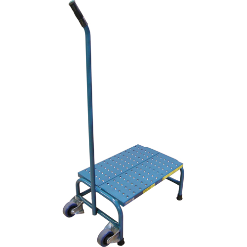 Escabeaux roulants Tilt-N-Roll, 1 marche(s), 16" l x 29" la x 12" h, Capacit&eacute; 300 lb TGS INDUSTRIEL