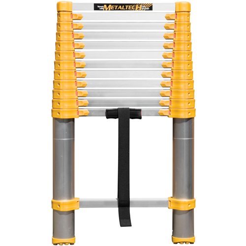 Telescopic Ladder, 3' - 12', Aluminum, 250 lbs. Capacity, Type 1 TGS INDUSTRIEL