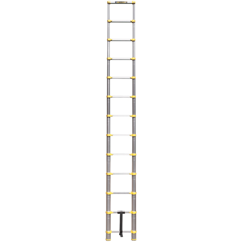 Telescopic Ladder, 3' - 12', Aluminum, 250 lbs. Capacity, Type 1 TGS INDUSTRIEL