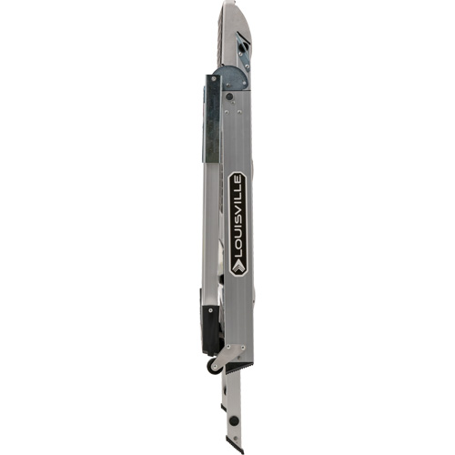 &eacute;chelle escabeau avec roues pivotantes, 3 marches, 34" x 22" x Hauteur 50,75" TGS INDUSTRIEL