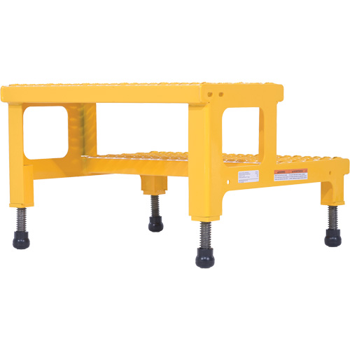 Plate-forme ajustable Step-Mate, 2 marche(s), 23-13/16" la x 22-7/8" lo x 15-1/4" h, Capacit&eacute; 500 lb TGS INDUSTRIEL