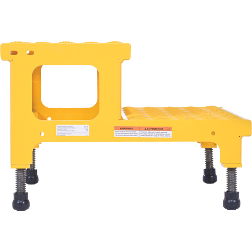 Plate-forme ajustable Step-Mate, 2 marche(s), 23-13/16" la x 22-7/8" lo x 15-1/4" h, Capacit&eacute; 500 lb TGS INDUSTRIEL