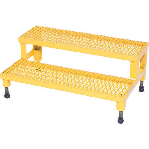 Plate-forme ajustable Step-Mate, 2 marche(s), 36-3/16" la x 22-7/8" lo x 15-1/4" h, Capacit&eacute; 500 lb TGS INDUSTRIEL