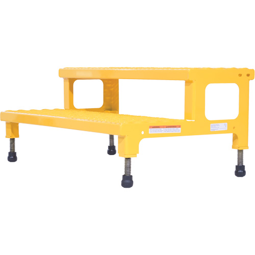 Plate-forme ajustable Step-Mate, 2 marche(s), 36-3/16" la x 22-7/8" lo x 15-1/4" h, Capacit&eacute; 500 lb TGS INDUSTRIEL