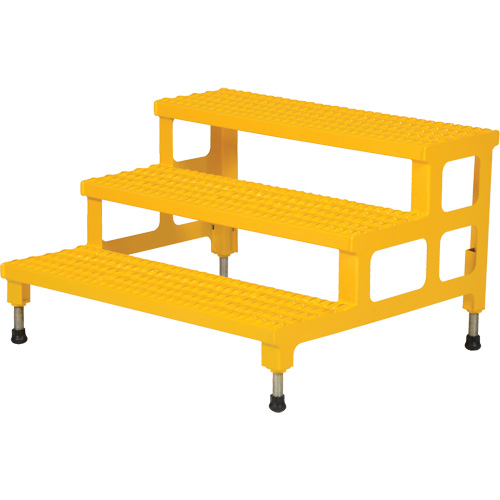 Plate-forme ajustable Step-Mate, 3 marche(s), 36-3/16" la x 33-7/8" lo x 22-1/4" h, Capacit&eacute; 500 lb TGS INDUSTRIEL