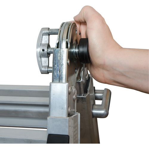 Telescoping Multi-Position Ladder, 2.916' - 9.75', Aluminum, 300 lbs., CSA Grade 1A TGS INDUSTRIEL