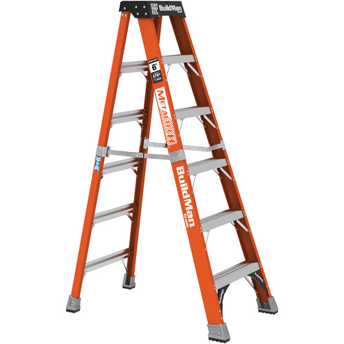 Step Ladder, 6', Fibreglass, 375 lbs. Capacity, Type 1AA TGS INDUSTRIEL