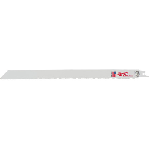 Sawzall&reg; Reciprocating Saw Blade, Bi-Metal, 10/14 TPI, 12" L TGS INDUSTRIEL