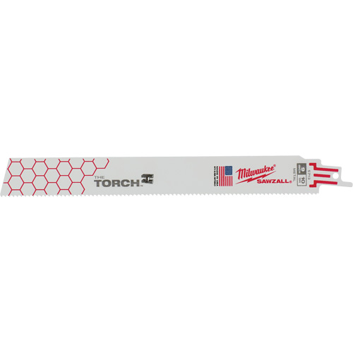 The Torch Sawzall&reg; Blades, Bi-Metal, 10 TPI, 9" L x 1" W TGS INDUSTRIEL