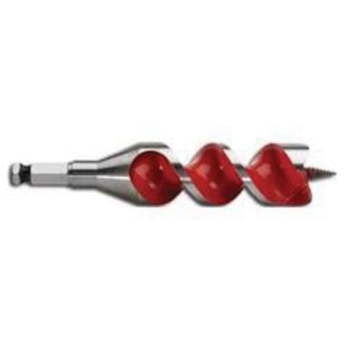 Ship Auger Drill Bit, 1-1/2" Diameter, 4" Flute, 7/16" Hex Shank TGS INDUSTRIEL