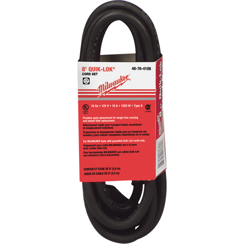 Quik-Lok&reg; Cord with Twist Style Plug TGS INDUSTRIEL