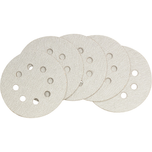 Random Orbit Sander Abrasive Sandpaper - 5-Pack, 5" Dia., 60 Grit TGS INDUSTRIEL