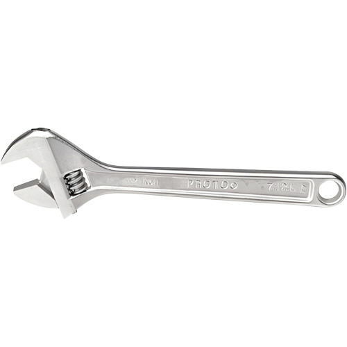 Cl&eacute; &agrave; molette, 12-1/8'' lo, la max. 1-19/32", Chrome TGS INDUSTRIEL
