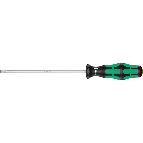 Tournevis &agrave; fente, Tige de 3,5 mm, Ronde, 8-1/8" lo, Prise en Plastique TGS INDUSTRIEL