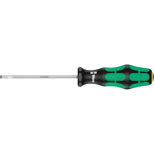 Tournevis &agrave; fente, Tige de 4 mm, Ronde, 7-25/32" lo, Prise en Plastique TGS INDUSTRIEL