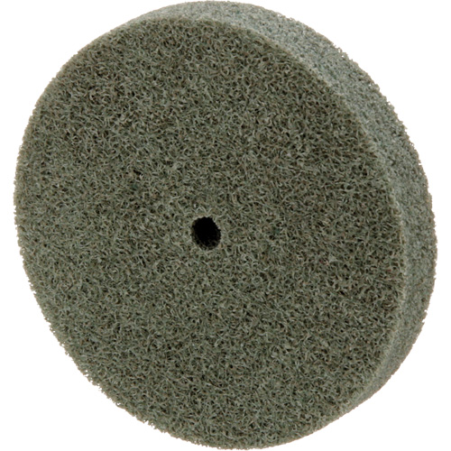 Standard Abrasives 500 Series Soft Density Unitized Wheels, 3" x 1/2", 1/4" Arbor, Medium Grit, Aluminum Oxide TGS INDUSTRIEL