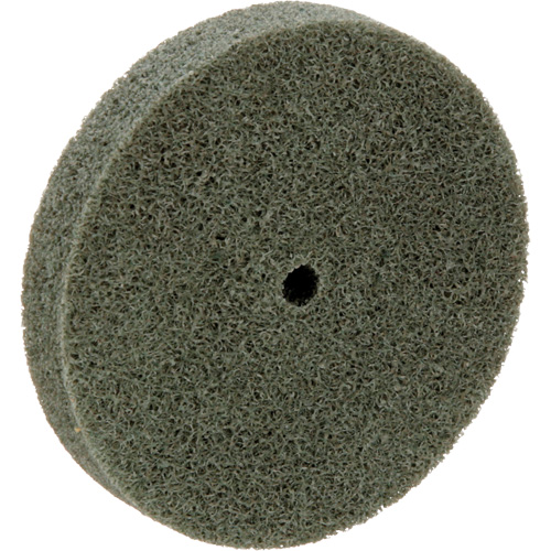 Standard Abrasives 500 Series Soft Density Unitized Wheels, 3" x 1/2", 1/4" Arbor, Medium Grit, Aluminum Oxide TGS INDUSTRIEL