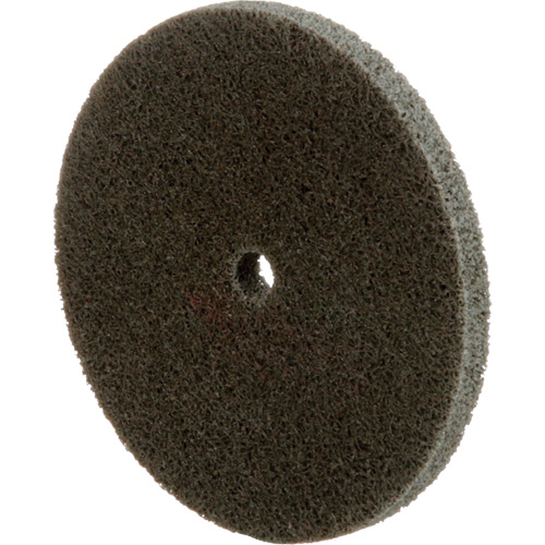 Standard Abrasives Unitized Wheel, 3" x 1/4", 1/4" Arbor, Fine Grit, Aluminum Oxide TGS INDUSTRIEL