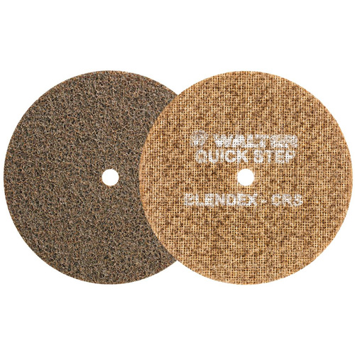 Disque de pr&eacute;paration de surface QUICK-STEP BLENDEX, 5" dia., Grain Cors&eacute;, Oxyde d'aluminium TGS INDUSTRIEL