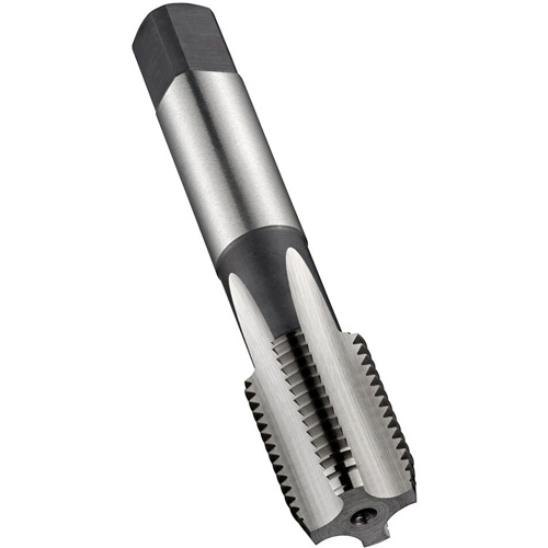 Taraud machine pour tuyau, 1/2"-14, 4 cannelures, 87 mm lo, Conique, Acier rapide TGS INDUSTRIEL