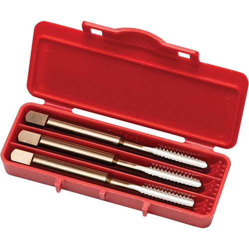 Jeu de tarauds &agrave; main pour usage g&eacute;n&eacute;ral, Acier rapide, Filet 1/2"-13 TGS INDUSTRIEL