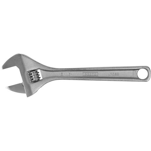 Cl&eacute; &agrave; molette, 8" lo, la max. 1-7/32", Chrome TGS INDUSTRIEL