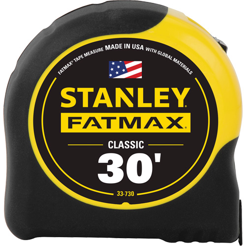 Ruban &agrave; mesurer classique FatMax, 1-1/4" x 30', Marques de goujon Imp&eacute;rial TGS INDUSTRIEL