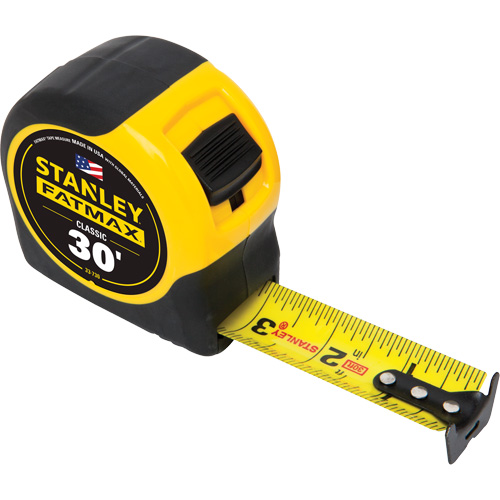 Ruban &agrave; mesurer classique FatMax, 1-1/4" x 30', Marques de goujon Imp&eacute;rial TGS INDUSTRIEL