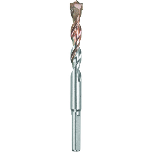 Foret &agrave; 4 cannelures pour marteau &agrave; percussion, 1/2", Tige 3 m&eacute;plats, Carbure TGS INDUSTRIEL