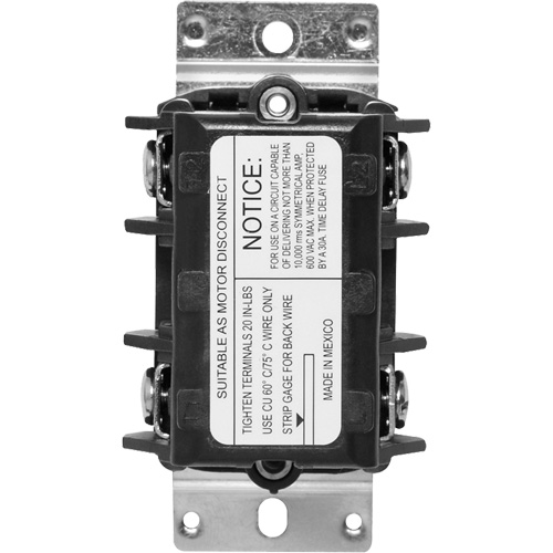 Single Phase Double Pole Disconnect Switch TGS INDUSTRIEL